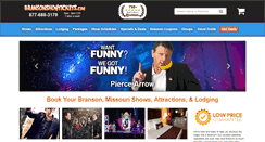 Desktop Screenshot of bransonshowtickets.com