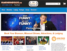 Tablet Screenshot of bransonshowtickets.com